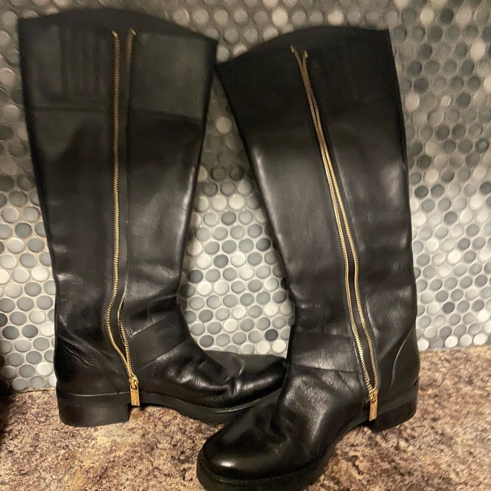 MK black Carmen leather